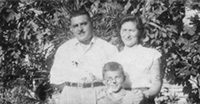 Family picture, Umberto, Verdiana and Fernando Turicchia, second and third generation